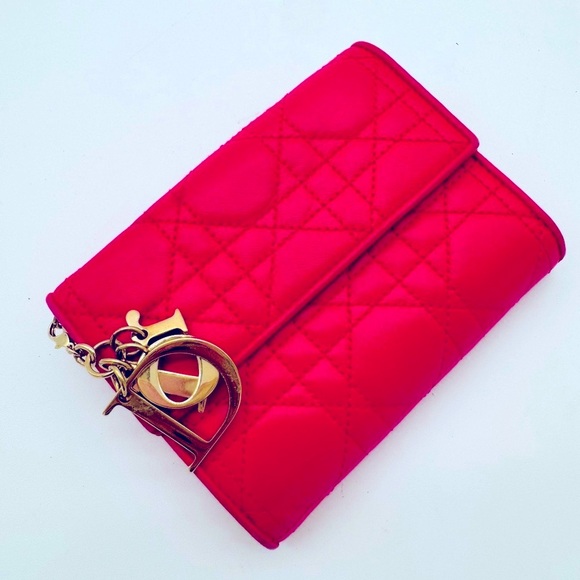 Dior PINK Compact Wallet - Picture 1 of 6